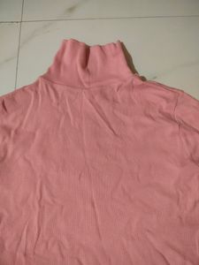 Pretty Pink High Neck Top