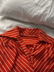 Striped V-Neck Top