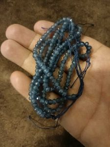 Blue Sapphire Beaded Strand