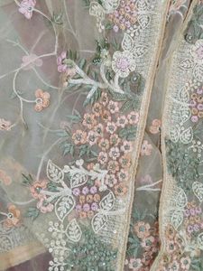 Floral Embroidered Dupatta