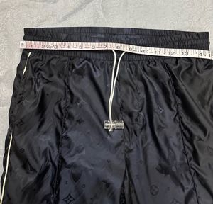 Louis Vuitton-Styled Blue Track Pants | Monogram