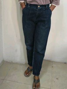 Dark Wash Denim Pants