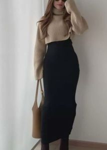 Elegant Knit  Skirt