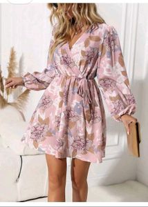 Sale!! Korean Floral Wrap Dress