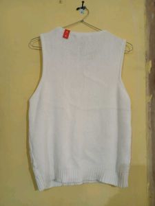 White Korean Short T From Zudio