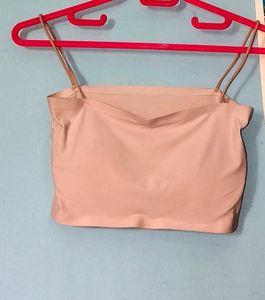 Cute Pink Cropped Cami Top