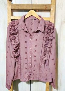 Designer Cotton Shirt Size-38-L