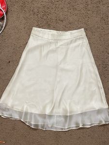 Satin skirt