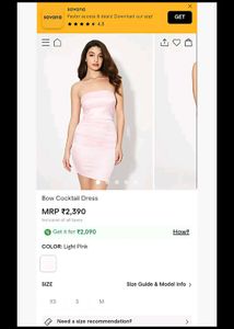 ❤️‍🔥Bow Cocktail Dress❤️‍🔥