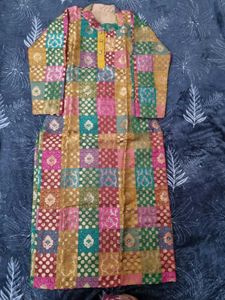 Beautiful 2 new banarasi silk suits