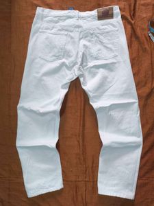Vintage &#39;Jinglers&#39; White Denim