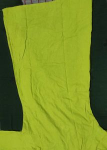 Green Flamingo Print Kurta