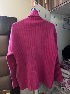 Pink Turtleneck Sweater