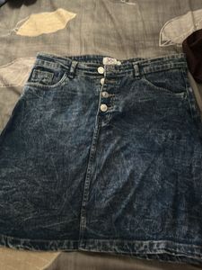 Denim Mini Skirt
