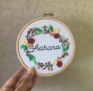 Custom Embroidered Name Hoop - Perfect For Gifting