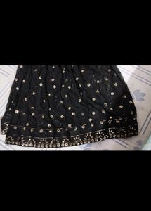Black Lahenga Skirt