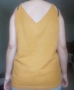 Yellow Mustard Slivless Top