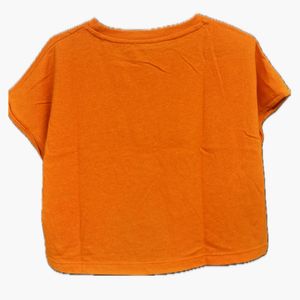 Orange Cropped T-Shirt
