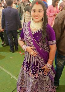 (Couple Set)Bridal Velvet Lehenga &amp; 3 Suit Se