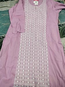 Pure Cotton Embroidered Kurta