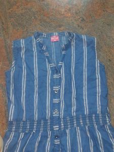Striped Sleeveless Dress