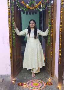 Libas Cotton Kurta Set With Dupatta