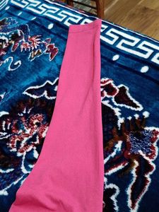 Hot Pink Long Sleeve Crop Top
