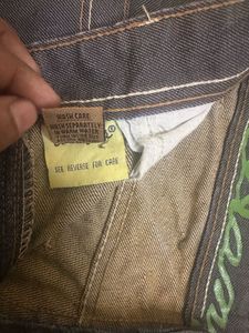 Vintage Dark Wash Denim Jeans