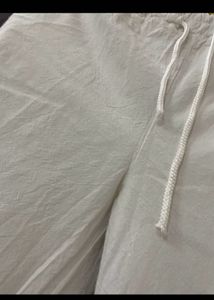 White Cotton Pants