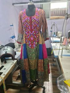 Patchwork Print Dress