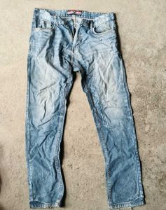 Distressed Denim Jeans