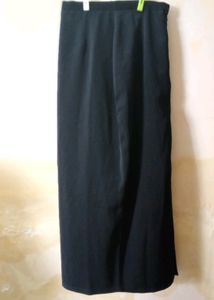 Black Straight Long Skirt ! ✨🖤{ Below Knee But Not Full Length It's Ankle Length } ✨