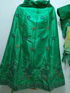 Green Lehenga Choli Set