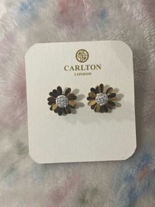 Carlton London Flower Earrings