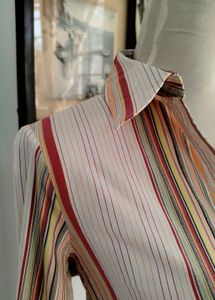 Striped Button-Up Shirt