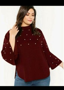 White Pearl Detailing Top