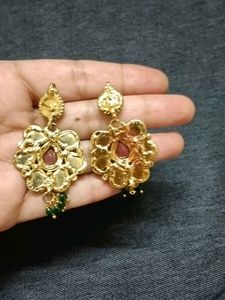 Kundan Dangle Earrings