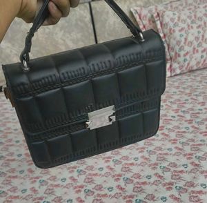 stellatose black hand bag