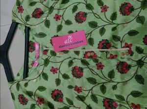 Floral Leafy Printed Kurti