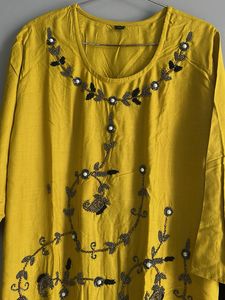 Elegant Yellow Kurta Set