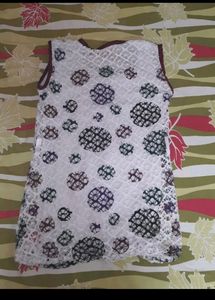 Women Stretchable Netted Top XS Size