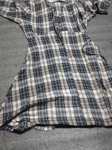 Plaid Shirt Dress