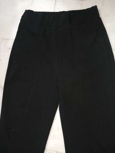 Black bell bottom trouser &amp; pant
