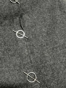 Women Grey Straight Winter Skirt