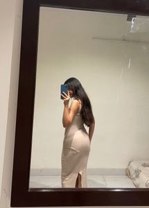 Beige Bodycon Dress