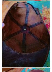 Pure Leather Cap
