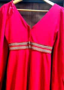 Vintage Red Maxi Dress