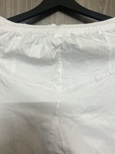 White Cotton Churidar Leggings