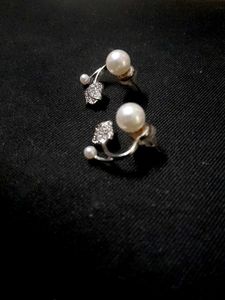 Pearl &amp; Rhinestone Ear Climbers