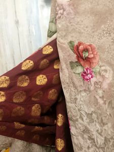 Pastel Colours Print Saree